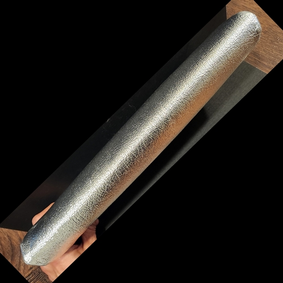 Gorgeous VTG Silver Clutch - Picture 11 of 16